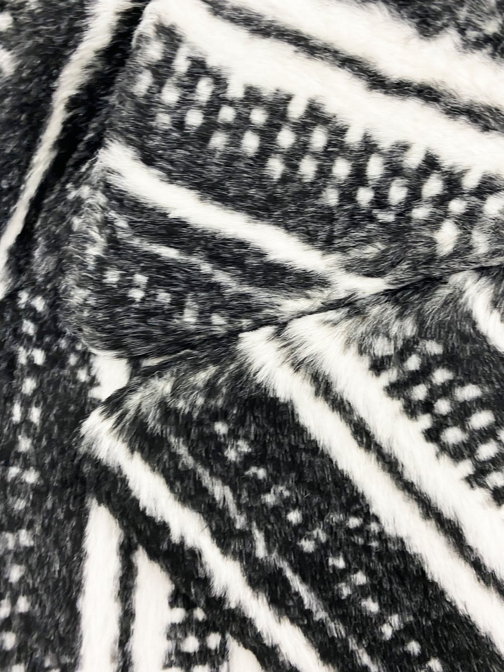 Gianni Versace Versus faux fur printed coat — JAMES VELORIA